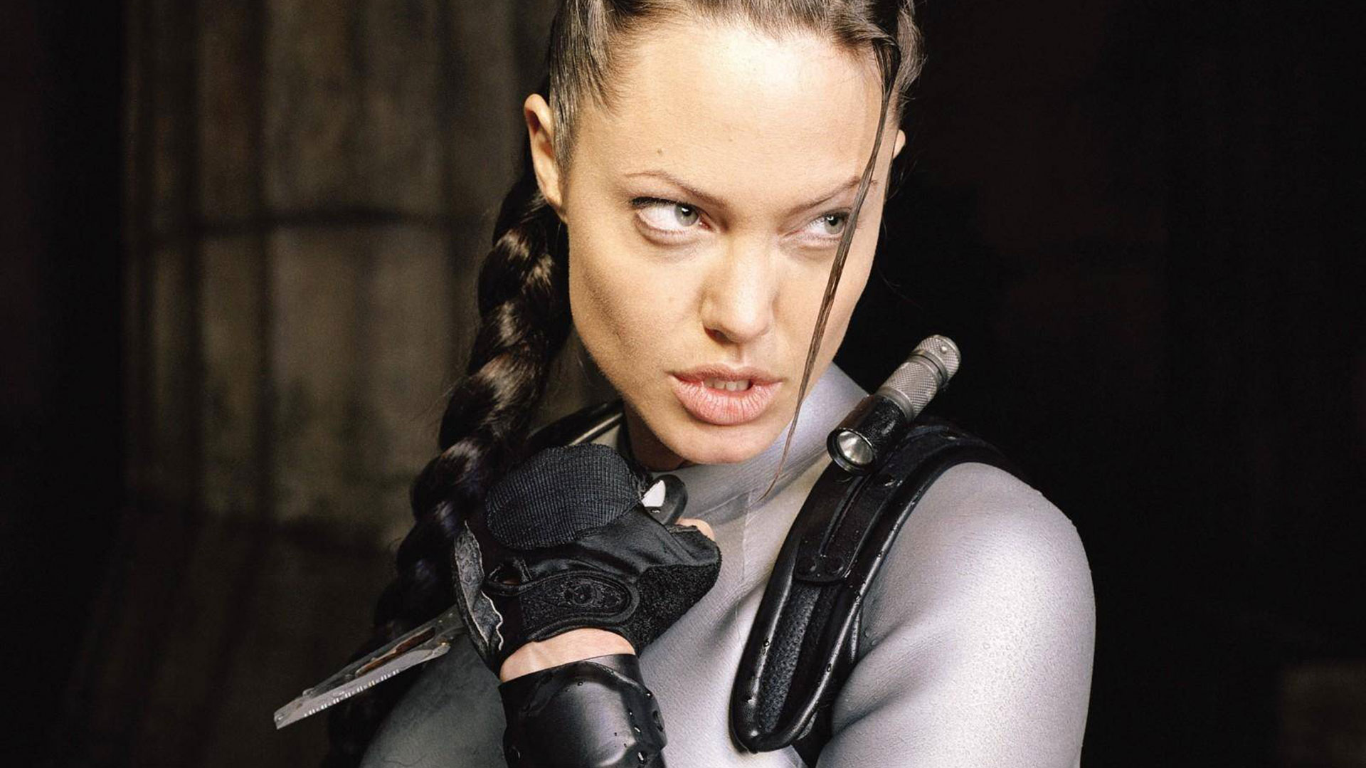 Angelina Jolie en su personaje Lara Croft