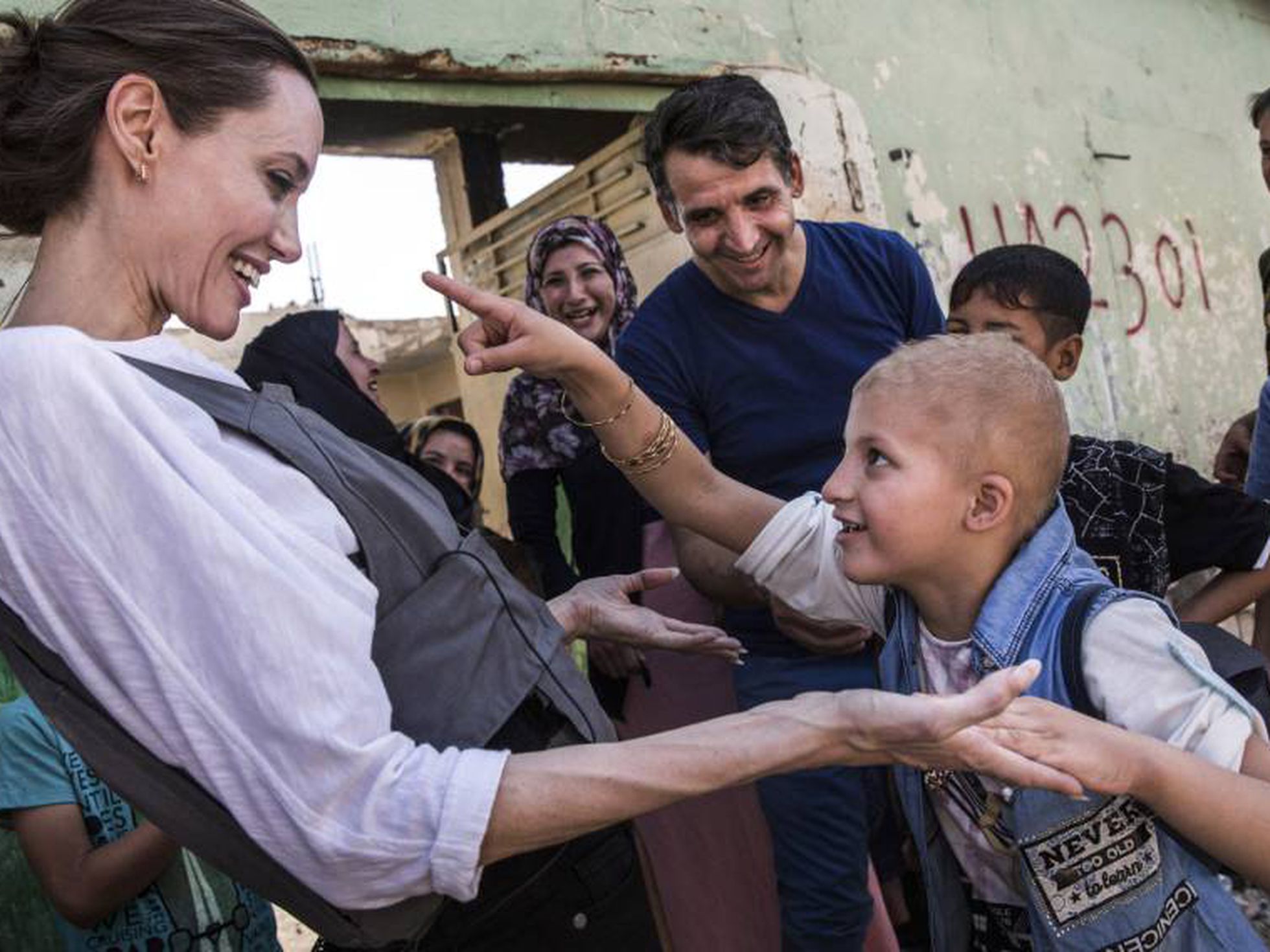Angelina Jolie en trabajo humanitario